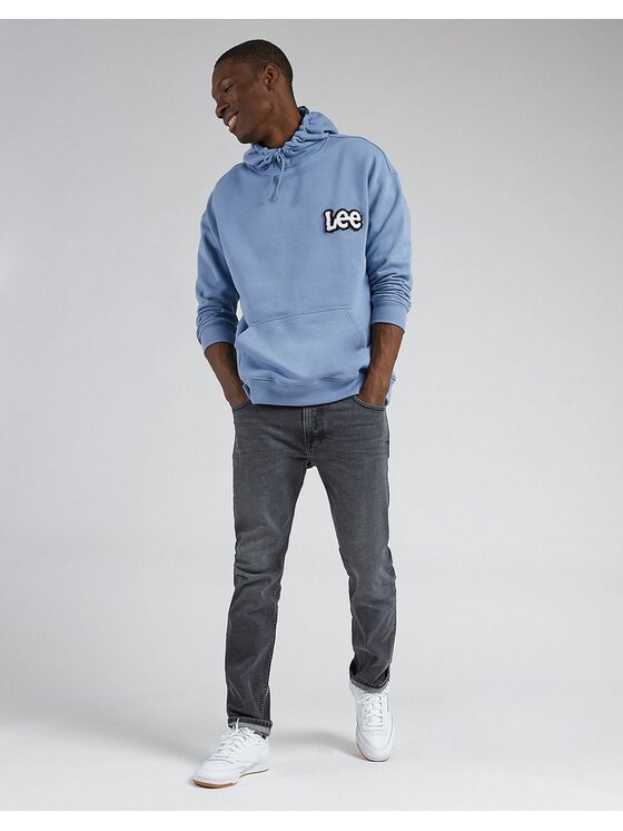Lee Lee Felpa LOOSE HOODIE Blu Loose Fit