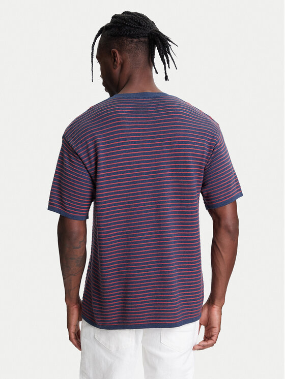 United Colors Of Benetton United Colors Of Benetton Tričko 1195K109V Tmavomodrá Relaxed Fit