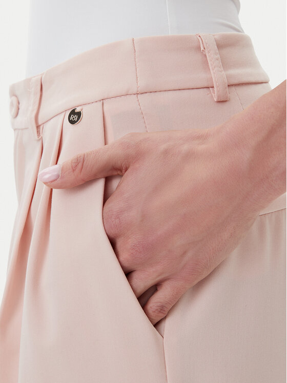 Rinascimento Rinascimento Pantaloni palazzo CFC0123671003 Rosa Regular Fit