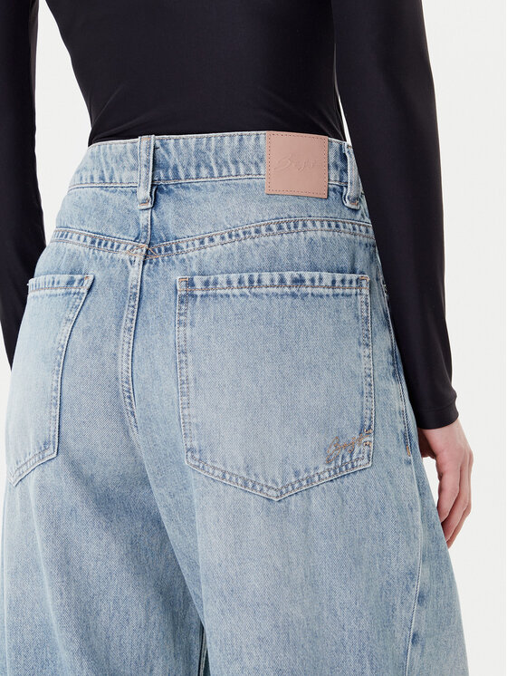 BOSS BOSS Дънки C_Slouchy Pleated Mr 50542435 Син Relaxed Fit