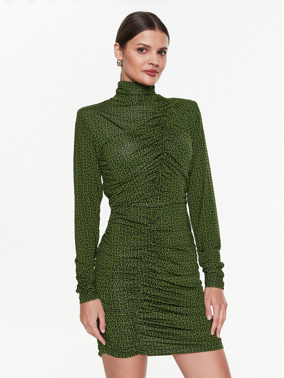 Gestuz Rochie de zi Milia 10906832 Verde Slim Fit La Reducere si Transport Gratuit Femei 2023-11-29 3