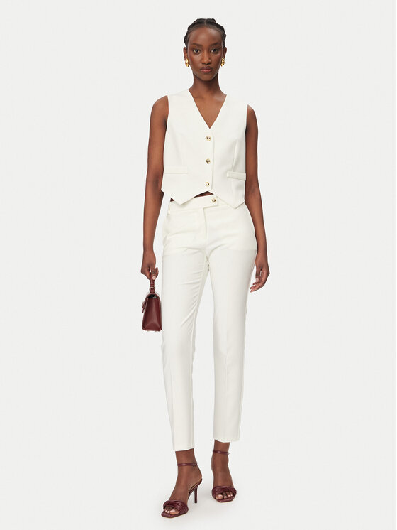 Rinascimento Rinascimento Gilet da completo CFC0128644003 Bianco Regular Fit