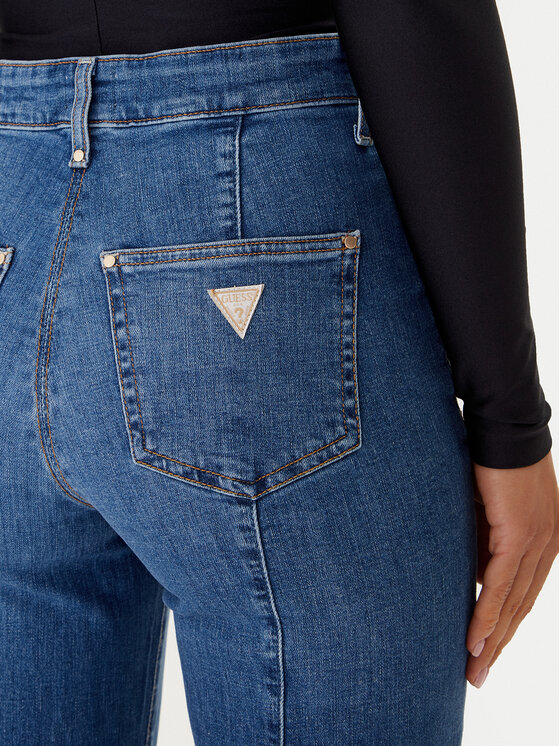 Guess Guess Дънки W5GA0P D5Q01 Син Wide Leg