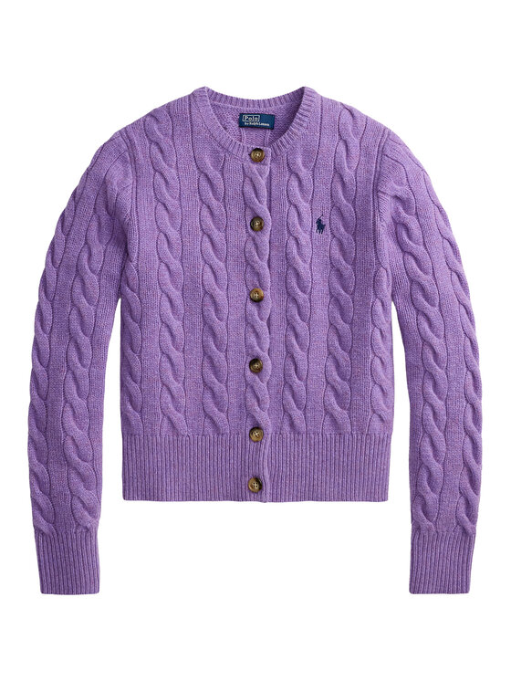 Polo Ralph Lauren Polo Ralph Lauren Kardigan 211972104505 Světle fialová Slim Fit