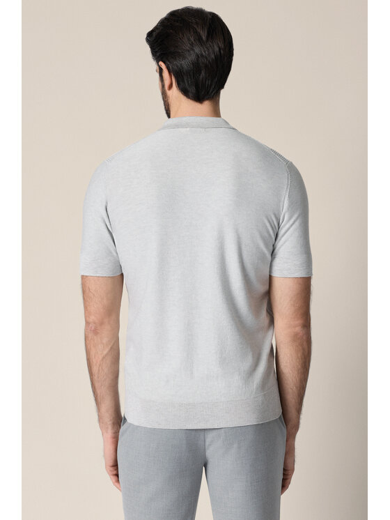 Lancerto Lancerto Polo Nino PO073126000023 Szary Regular Fit