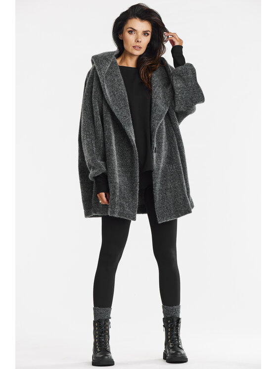 Awama Awama Kabát A681 Šedá Basic Fit