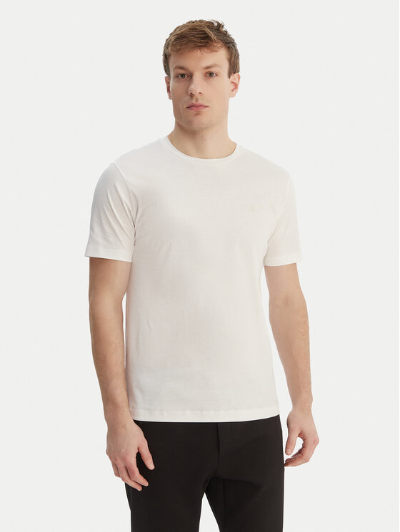 BOSS Tricou Spitir 70 50562696 Alb Regular Fit