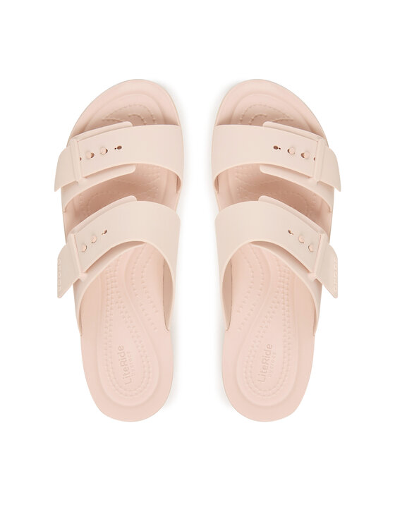 Crocs Crocs Klapki Brooklyn Buckle Low Low 211215 Różowy