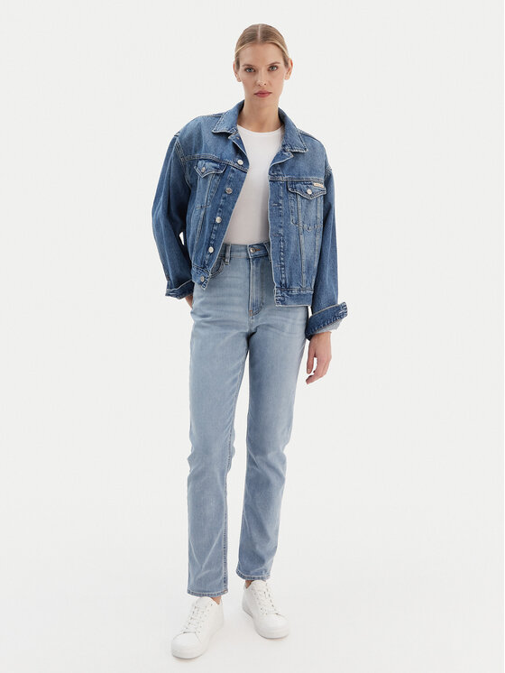 Calvin Klein Jeans Calvin Klein Jeans Blugi LV047E618G Albastru Mom Fit