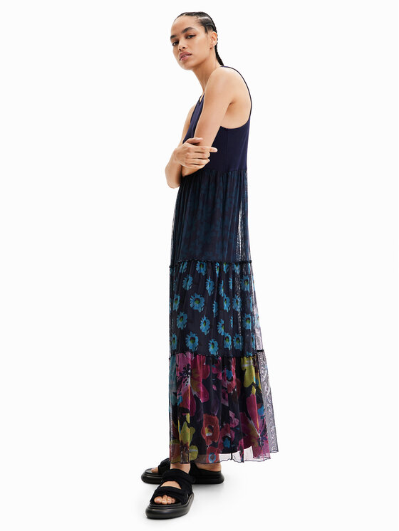 Desigual Desigual Hétköznapi ruha Dudas 23SWVK90 Sötétkék Regular Fit