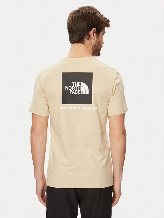 The North Face The North Face T-shirt Redbox NF0A87NP Bež Regular Fit