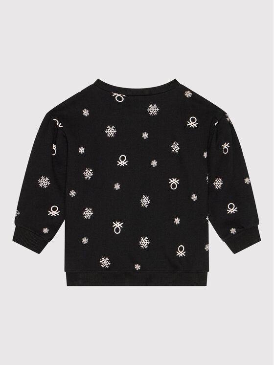 United Colors Of Benetton United Colors Of Benetton Džemperis PEANUTS 3UJAC15GE Juoda Regular Fit