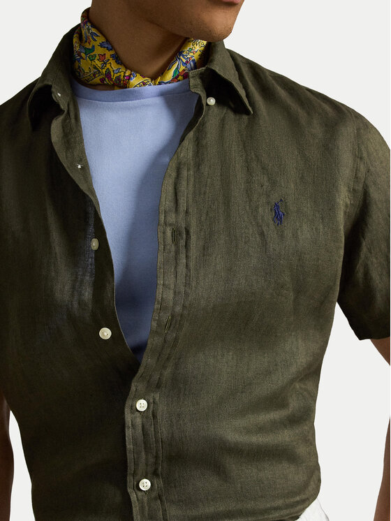 Polo Ralph Lauren Polo Ralph Lauren Camicia 710968912503 Verde Regular Fit