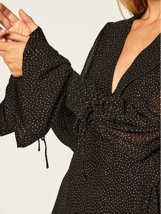 IRO IRO Koktel haljina Shark AN082 Crna Slim Fit