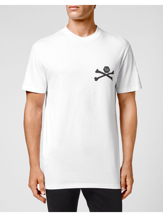 PHILIPP PLEIN PHILIPP PLEIN T-shirt 6079 Bianco Regular Fit
