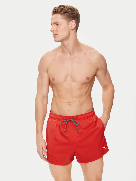Puma Puma Szorty kąpielowe 907658 Czerwony Regular Fit