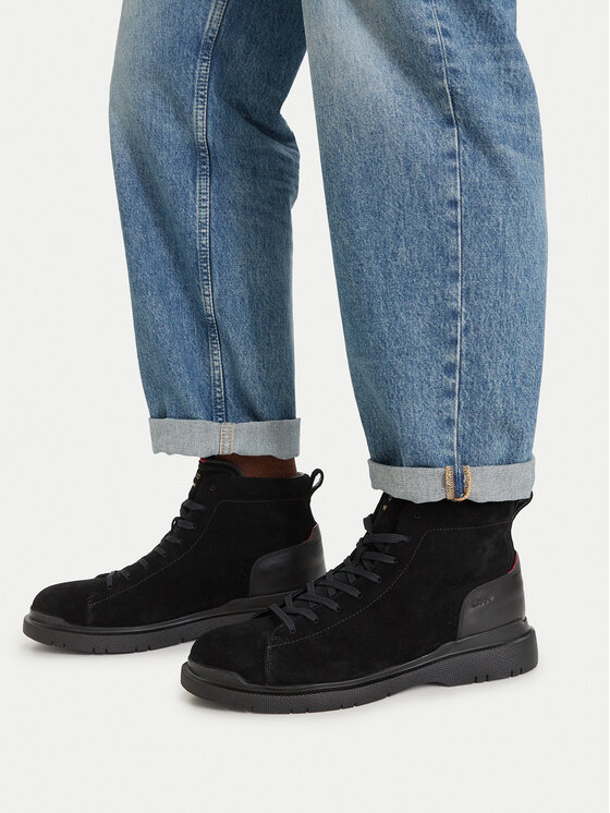 HUGO Gležnjače Nash 50568818 Crna