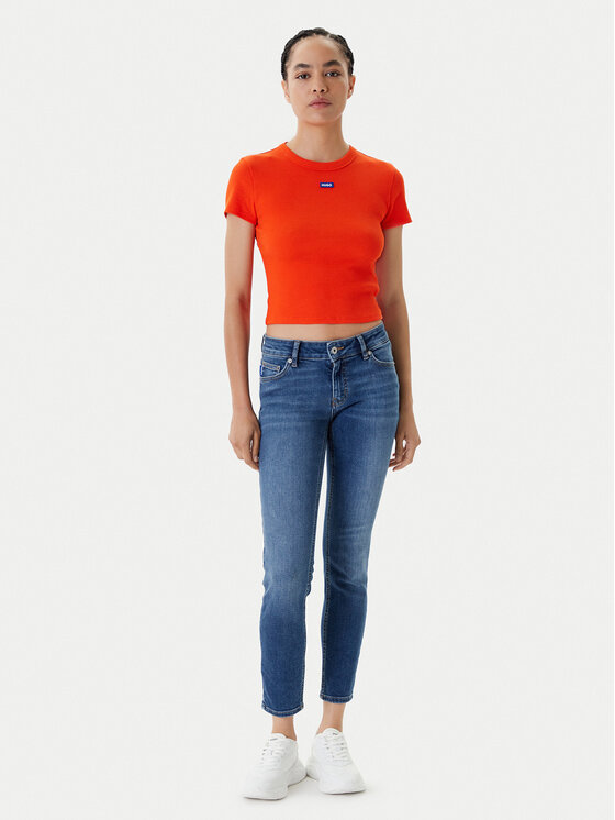HUGO HUGO Farmer Garuka_B 50544493 Kék Skinny Fit
