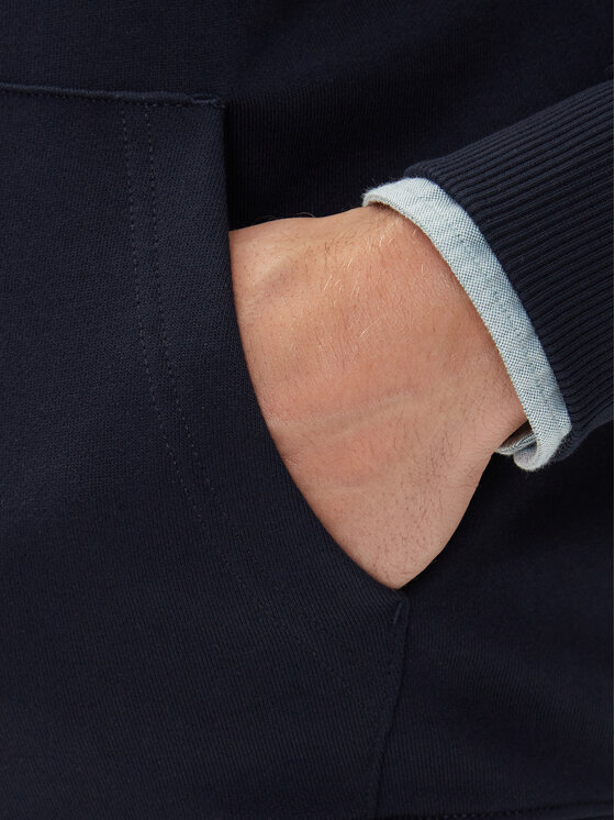Tommy Hilfiger Tommy Hilfiger Pulóver Stacked MW0MW39375 Sötétkék Regular Fit