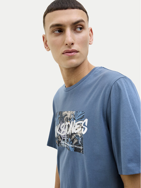 Jack&Jones Jack&Jones Tričko Hawaii 12269324 Modrá Standard Fit