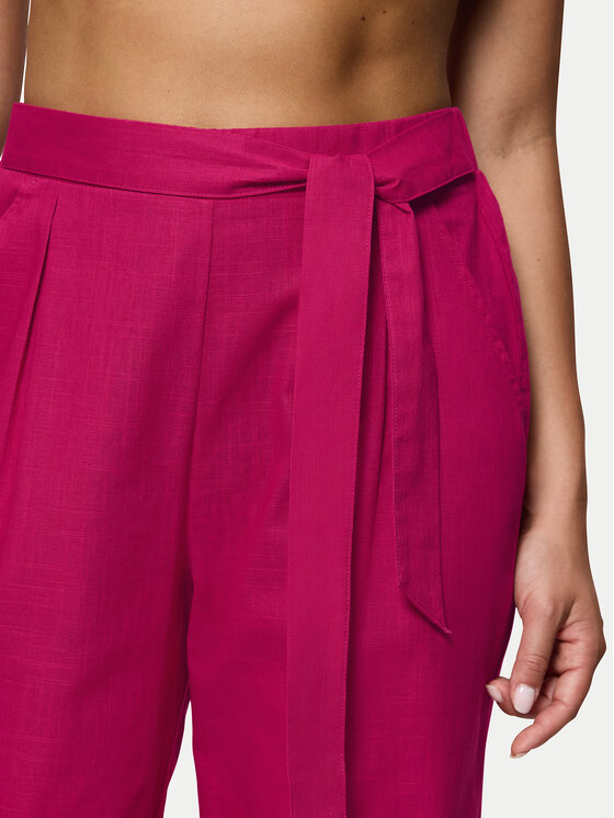 Triumph Triumph Spodnie materiałowe Summer 10222571 Różowy Relaxed Fit