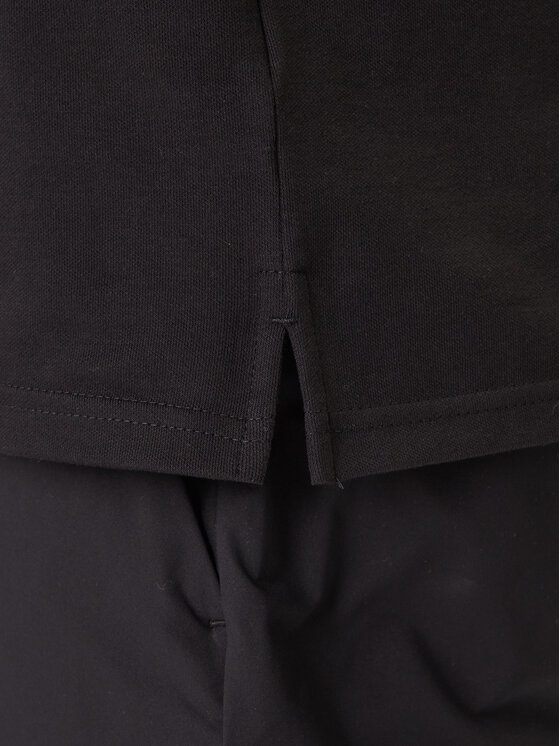 Calvin Klein Calvin Klein Тениска с яка и копчета LV04LC254G Черен Slim Fit