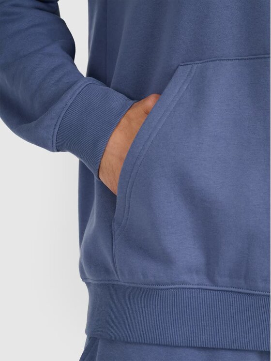 4F 4F Bluza 4FWMM00TSWSM1766-32S Niebieski Regular Fit