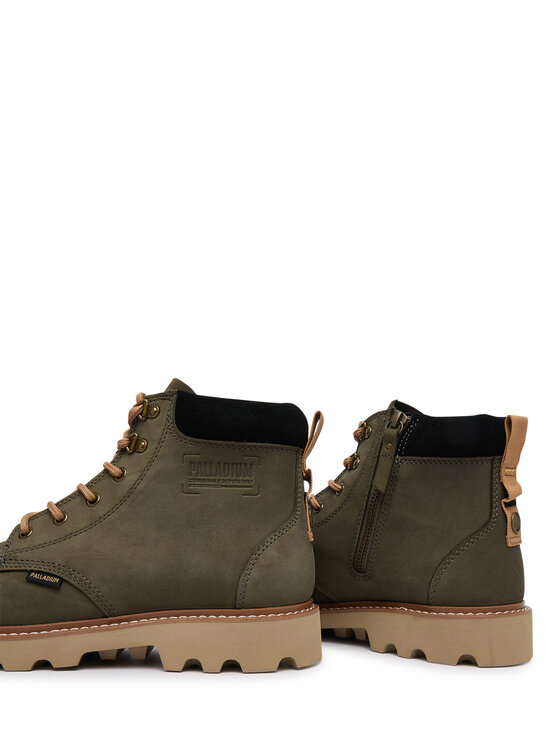 Palladium Palladium Kotníková obuv Trooperlite Grit Zip 04985-325-M Tmavě zelená