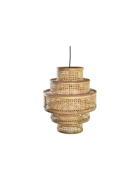 MIAhome MIAhome Lampa wisząca bambusowa Isibane Brązowy