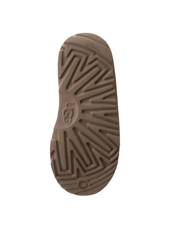 Ugg Ugg Μπότες Χιονιού Kids Classic Short II Stars 1019697K Καφέ