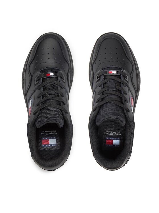 Tommy Jeans Tommy Jeans Sneakersy Tjw Retro Basket Flatform Ess EN0EN02506 Czarny