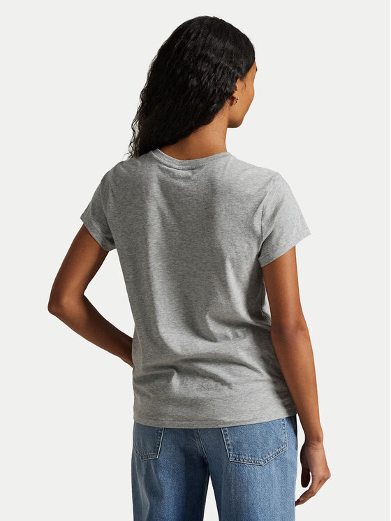 Polo Ralph Lauren Polo Ralph Lauren T-Shirt 211898698008 Γκρι Regular Fit
