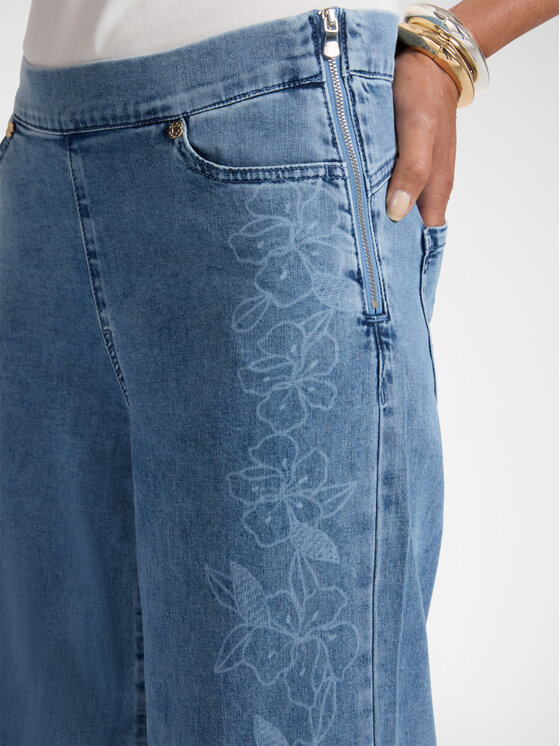 Elena Mirò Elena Mirò Jeans P536P000423N0Z4 Turchese Over Fit