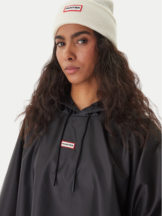 Hunter Hunter Пончо HARU0007261 Черен Regular Fit