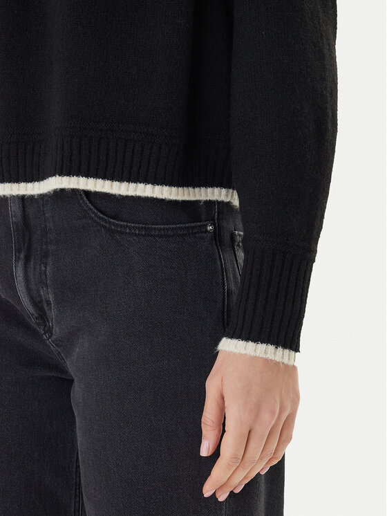 Vero Moda Vero Moda Megztinis Aquarius 10331898 Juoda Regular Fit