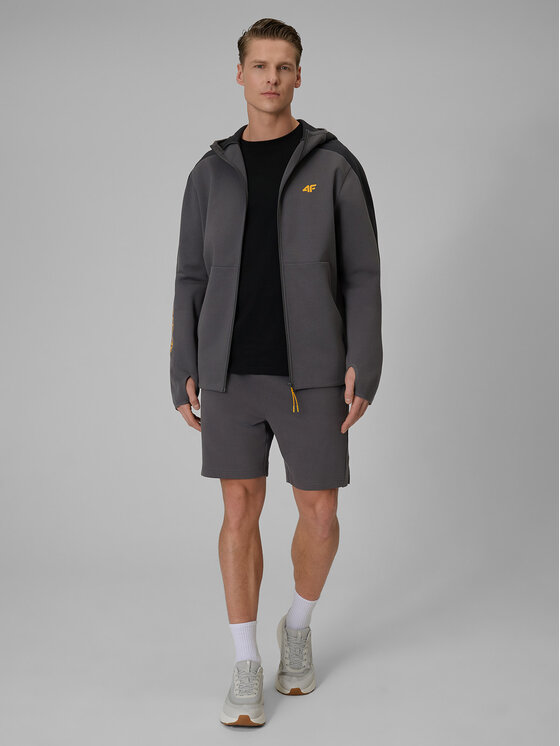 4F 4F Bluza CITY Szary Regular Fit