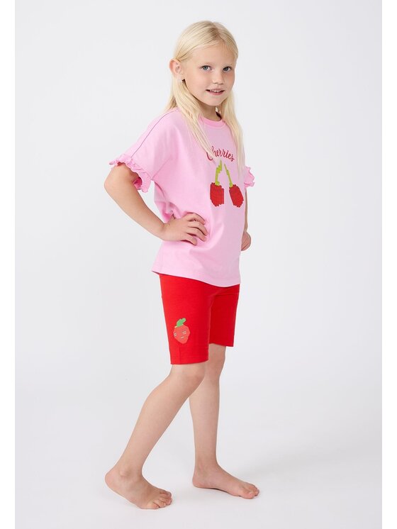 LEGO LEGO Szorty 11011368/349 Czerwony Regular Fit