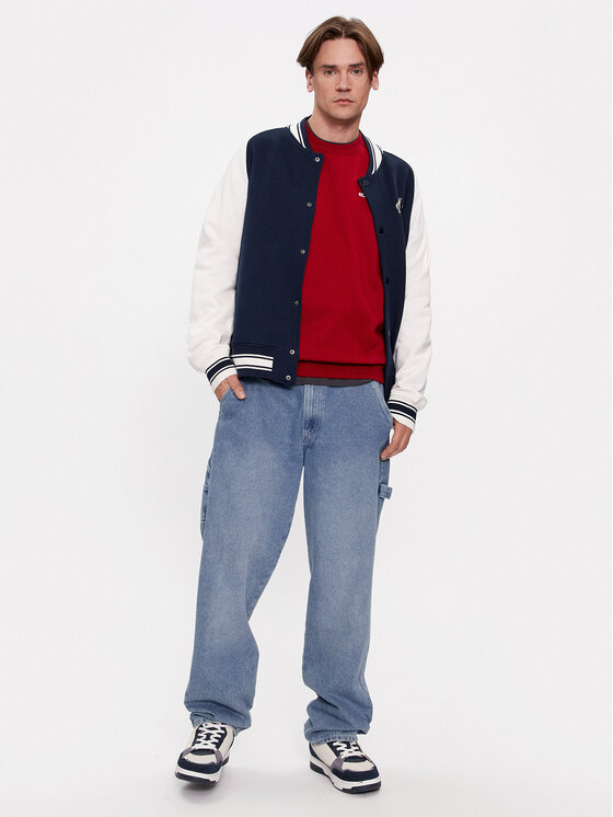 Tommy Jeans Tommy Jeans Džemperis DM0DM09591 Raudona Regular Fit