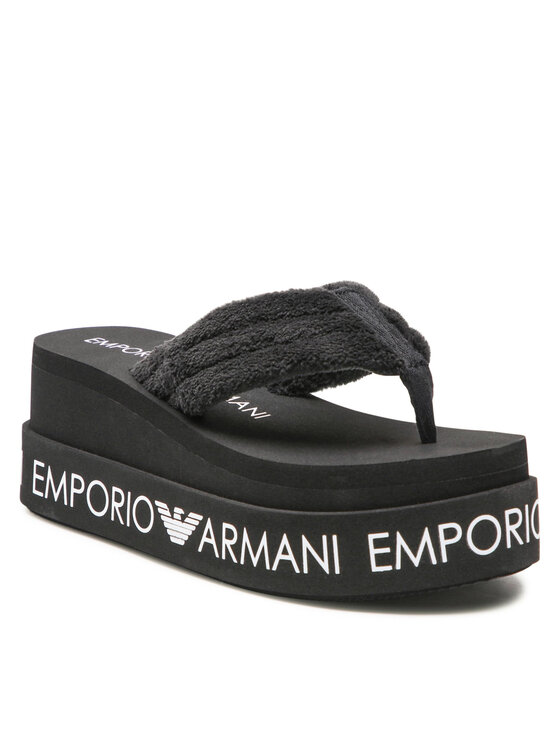 Emporio Armani Emporio Armani В'єтнамки XVQS04 XM764 Q729 Чорний