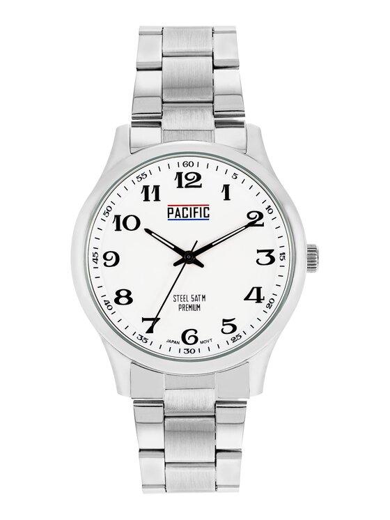 Pacific Pacific Zegarek PC00384 Srebrny
