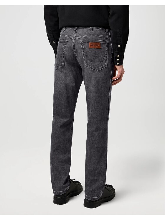 Wrangler Wrangler Jeansy TEXAS SLIM Szary Slim Fit