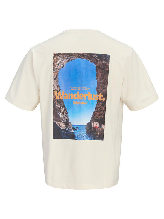 Jack & Jones Jack & Jones T-Shirt Riviera 12295161 Bílá Regular Fit