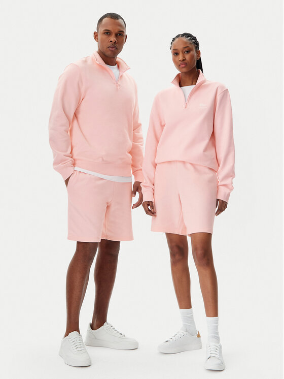 Lacoste Lacoste Majica dugih rukava Unisex SH2735 Ružičasta Regular Fit