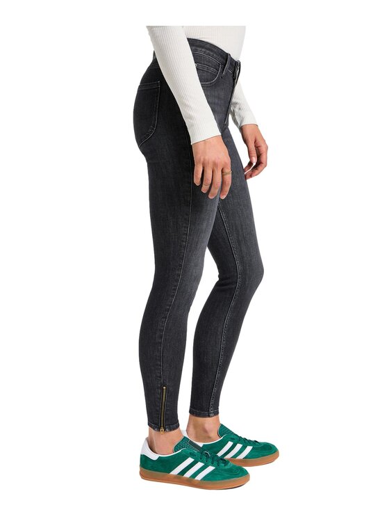 Lee Lee Jeansy 112355551 Szary Skinny Fit