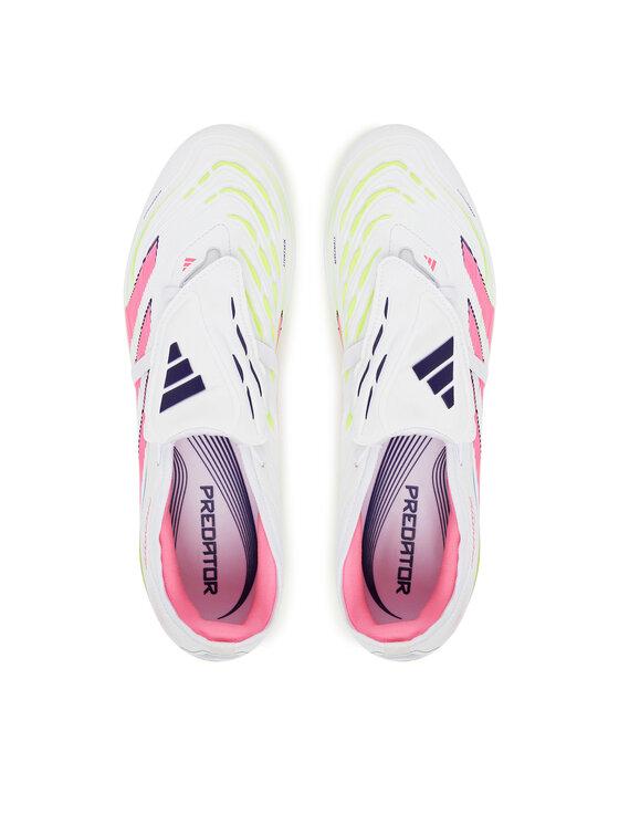 adidas adidas Ποδοσφαιρικά Παπούτσια Predator Pro Fold-Over Tongue Firm Ground JR0440 Λευκό