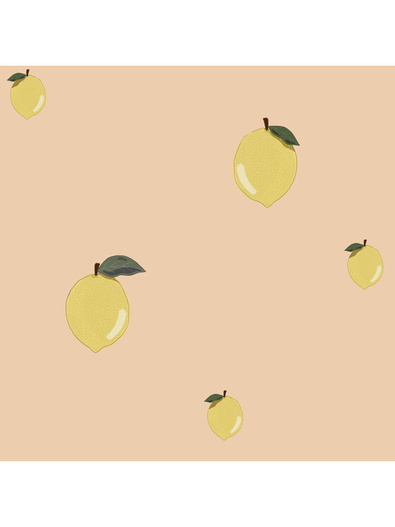 Dekornik Dekornik Tapeta Little Lemons Różowy