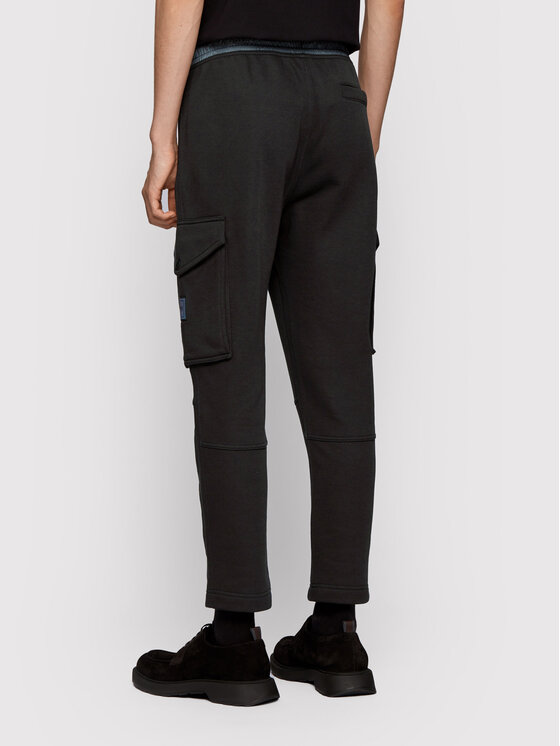 BOSS Boss Dressipüksid Skylight 50443635 Must Regular Fit