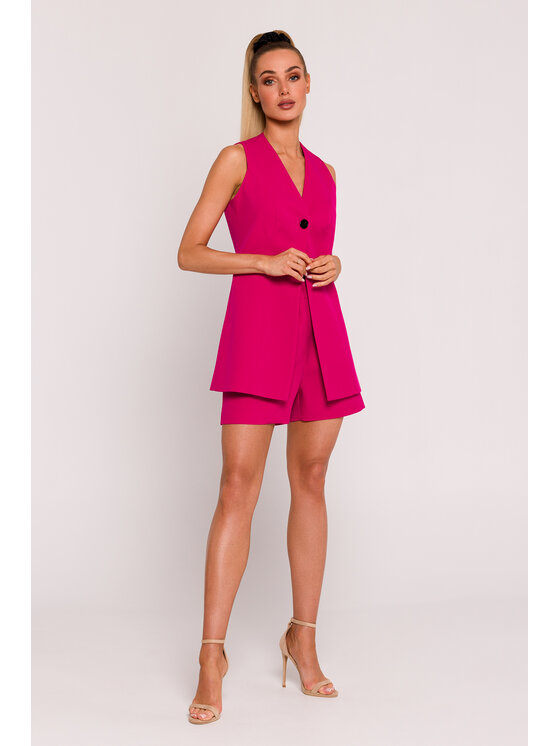 Made of Emotion Made of Emotion Marynarka M776 Różowy Generous Fit