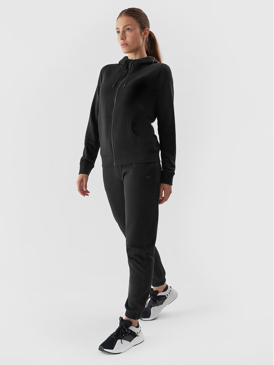 4F 4F Sportinės kelnės 4FAW23TTROF475 Juoda Regular Fit