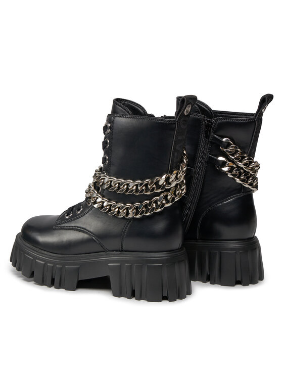 Buffalo Buffalo Stiefeletten Lion Lace Up T-Chain 1622367 Schwarz